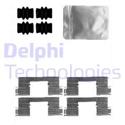 DELPHI LX0592 Fren Balata Montaj Takımı On Mercedes Cıtan 12> 