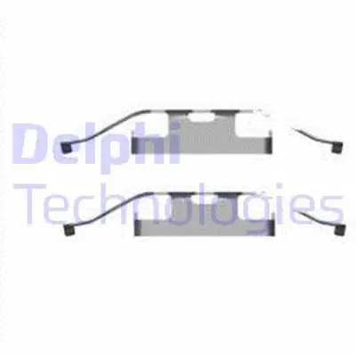 DELPHI LX0596 Fren Balata Montaj Takımı Arka Vw Multıvan 03> Touareg 03> T5 03> 