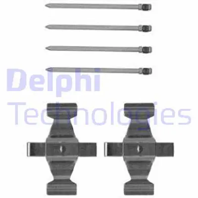 DELPHI LX0599 Fren Balata Montaj Takımı On Mercedes E-Class 03>09 03> A0004217574