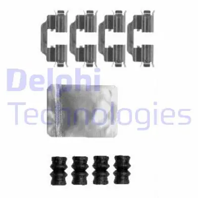 DELPHI LX0603 Fren Balata Montaj Takımı Arka Alfa Romeo Guıletta 10> 