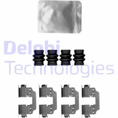 DELPHI LX0633 Fren Balata Montaj Takımı On Kıa Optıma 03/12> 