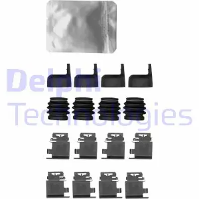 DELPHI LX0639 Fren Balata Montaj Takımı Arka Bmw 1-Serıes (F20) 11/10> 