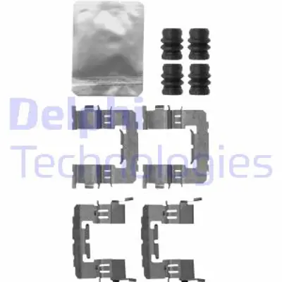 DELPHI LX0645 Fren Balata Montaj Takımı On Subaru Forester 2.0 03/13> 