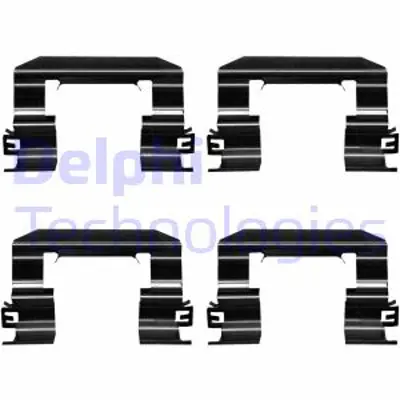 DELPHI LX0673 Fren Balata Montaj Takımı On Optıma 09/2015 > 