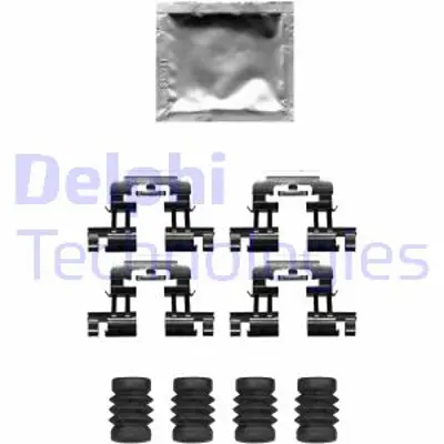 DELPHI LX0677 Fren Balata Montaj Takımı Arka 3 