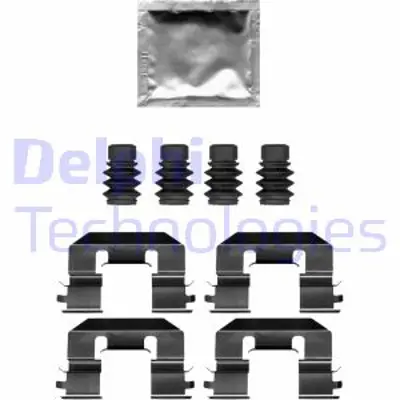DELPHI LX0689 Fren Balata Montaj Takımı On Egea 10/2015 > 