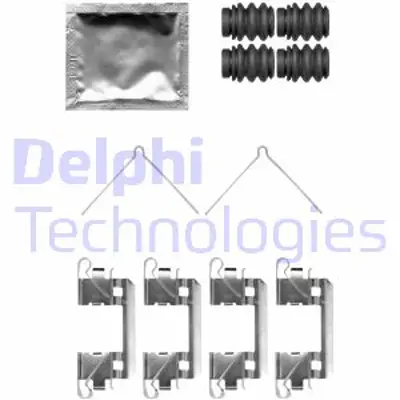 DELPHI LX0762 Fren Balata Montaj Takımı Ã–n Honda Fıtjazz09/2013> 