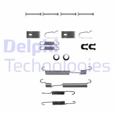 DELPHI LY1056 Fren Pabuc Montaj Takımı Arka   Rover Group Ballade Cıvıc Cıvıc Crx Crx  213 216 09/1983 > 04/1998 45172S04003
