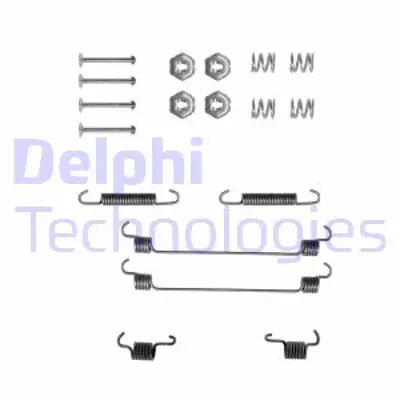 DELPHI LY1112 Fren Pabuc Montaj Takımı Arka Alfa Romeo 33 145 146 / Cıtroã‹n Ax Zx / Fıat Brava Bravo Marea 60750208 7701204840 95659662