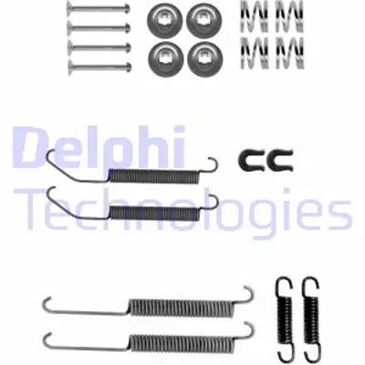 DELPHI LY1412 Fren Pabuc Montaj Takımı Arka Vw Touareg (7p5) 01/10> 