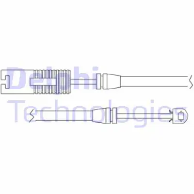 DELPHI LZ0118 Fren Ikaz Kablosu On/Arka Bmw 316 318 320 323 325 328 Z3 04/91> 34351181338