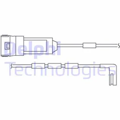 DELPHI LZ0125 Fren Ikaz Kablosu On Opel Omega 09/88>04/94 1238403