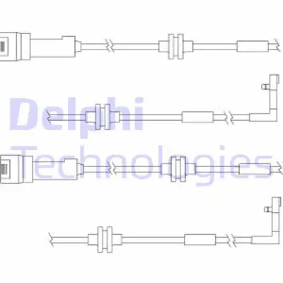 DELPHI LZ0146 Fren Ikaz Kablosu On Opel Omega 04/94> 6238323