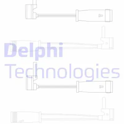 DELPHI LZ0163 Fren Ikaz Kablosu On 2205400717
