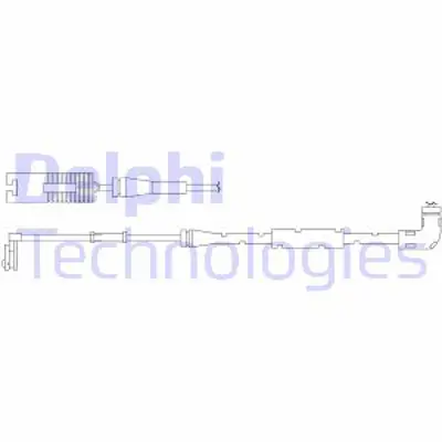 DELPHI LZ0195 Fren Ikaz Kablosu On Land Rover Range Rover 12/05> SEM500050