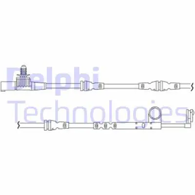DELPHI LZ0197 Fren Ikaz Kablosu On Land Rover Range Rover Sport 02/05>07/06 SEM500090