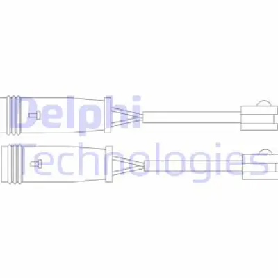 DELPHI LZ0199 Fren Ikaz Kablosu - 2 Adet 9065401317 A9065401317