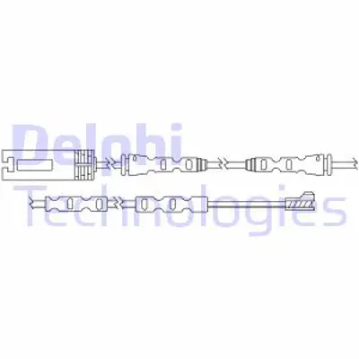 DELPHI LZ0210 Fren Ikaz Kablosu On Bmw 1 Serıes E82/E88 135ı 03/10> 34356794285