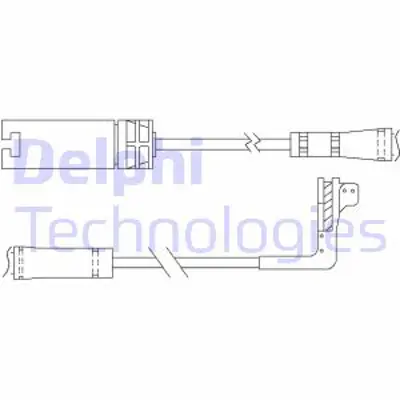 DELPHI LZ0214 Fren Ikaz Kablosu Arka Bmw M5 (E61 Serıes) 02/07> 34352283035