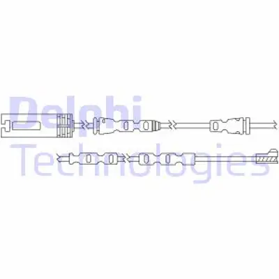 DELPHI LZ0215 Fren Ikaz Kablosu On Bmw X1 10> 34356792562