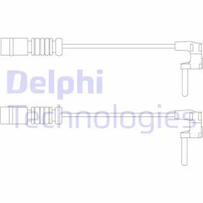 DELPHI LZ0230 Fren Ikaz Kablosu - 2 Adet A1635401717