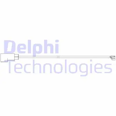 DELPHI LZ0257 Fren Ikaz Kablosu - 2 Adet 1501252