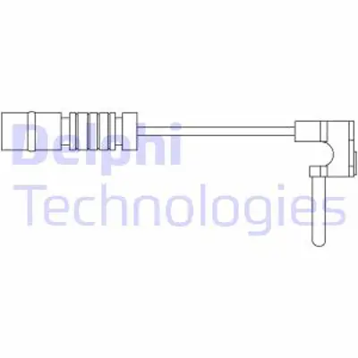 DELPHI LZ0270 Fren Ikaz Kablosu Arka Mercedes C180 C200 C220 C230 C240 C250 C280 C36 93> A1405401217