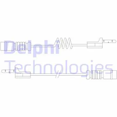 DELPHI LZ0280 Fren Ikaz Kablosu - 2 Adet 6695401217