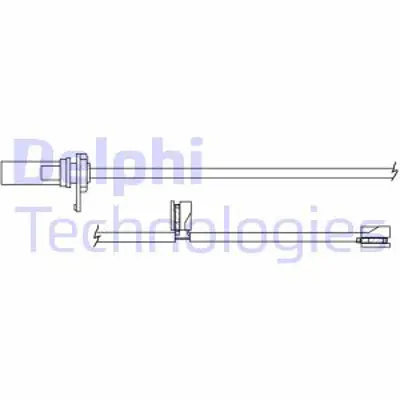 DELPHI LZ0305 Fren Ikaz Kablosu 1 Adet On  A8 S8 11/2009 > 4G0615121C