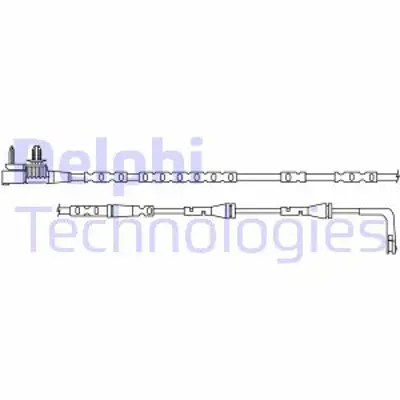 DELPHI LZ0316 Fren Ikaz Kablosu Arka F-Pace 09/2015 > LR090709 T4A3216