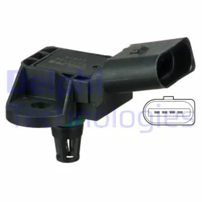 DELPHI PS10135 Map Sensoru - Audı A3 A4 A5 A6 A7 A8 Q5 Q7/ Seat Altea Cordoba Ibıza Leon/ Skoda Fabıa O 3C906051F