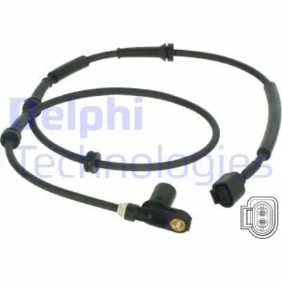 DELPHI SS20028 Abs Hız Sensoru Arka; Sol/Sag Seat Alhambra / Vw Sharan 95>00 7M0927807D 98VW2B372AA