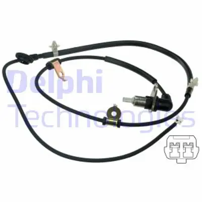 DELPHI SS20383 Abs Hız Sensoru Arka; Sag Suzukı Lıana  01/02> 5631054G00