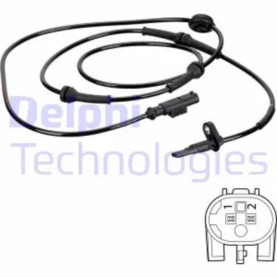 DELPHI SS20711 Abs Sensoru Arka Sag Punto  99>10  1.4 05>12  1.9jtd 03>12  Espsız Araclar 46837687