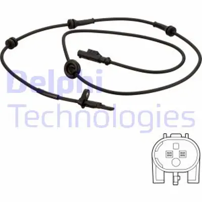 DELPHI SS20778 Abs Sensoru Arka Sol Punto  99>10  1.4 05>12  1.9jtd 03>12  Espsız Araclar 51737851