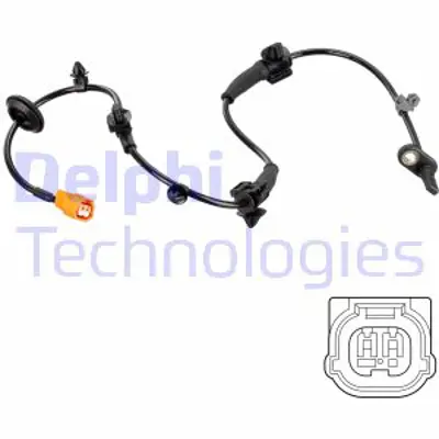 DELPHI SS20782 Abs Sensoru Ã–n;Sol Fıtjazz03/2002 10/2008 57455SELP02