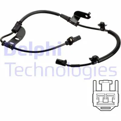 DELPHI SS20803 Abs Sensoru Arka;Sol I30ı30 Cw10/2007 06/2012 599102L300