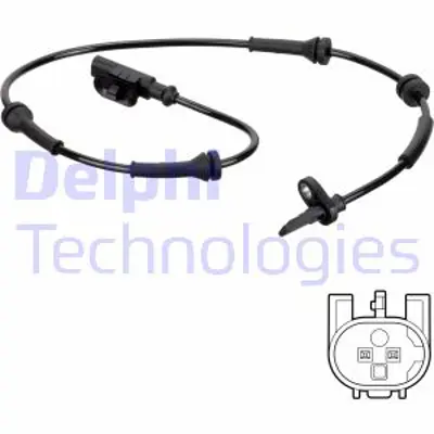DELPHI SS20831 Abs Sensoru Arka Panda 12> 0.9 1.0 1.2 1.2lpg 1.3mtj 51890528