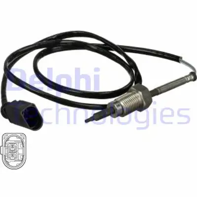 DELPHI TS30075 Egzoz Sıcaklık Sensoru  - Audı A4  // Skoda Superb  // Vw Passat 11/2003 > 03/2008 38906088E