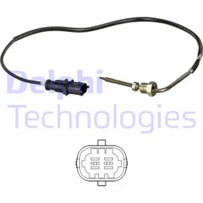 DELPHI TS30113 Egzoz Sıcaklık Sensoru   Doblo 01/2010 > 51891441