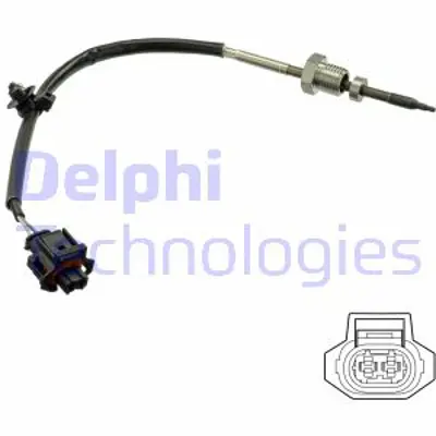 DELPHI TS30211 Egzoz Sıcaklık Sensoru 25183656