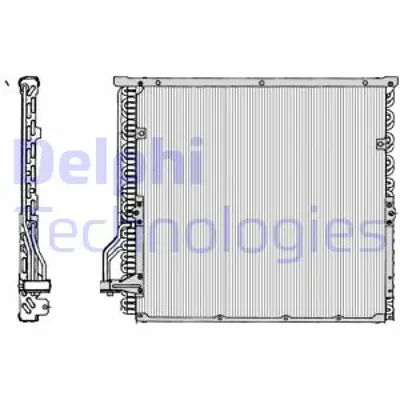 DELPHI TSP0225014 Kondanser - Bmw 3 E36 09/92 06/03 64538398181