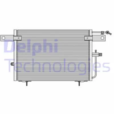 DELPHI TSP0225083 Kondanser - Audı A6-A6 Quattro 94 97 10/92 04/97 4A0260403AD