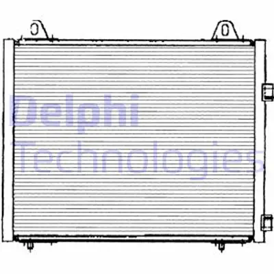 DELPHI TSP0225222 Kondanser - Land Rover Freelander 09/97 09/00 AWR5796