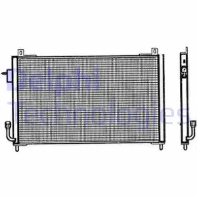 DELPHI TSP0225357 Kondanser - Peugeot 406 05/99 05/04 96367879