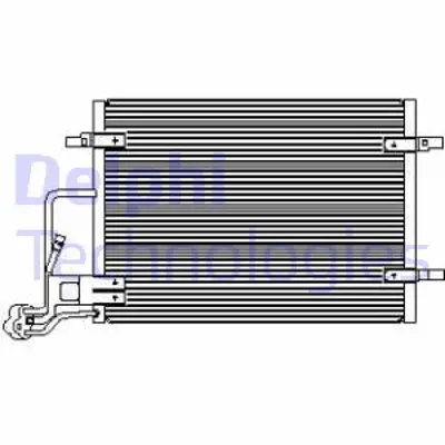 DELPHI TSP0225453 Kondanser - Vw Passat V 01 / Skoda Superb 02 08 11/00 03/08 3B0260403
