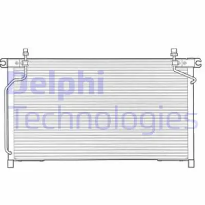 DELPHI TSP0225472 Kondanser - Nıssan Terrano 97- 05/96 01/98 9211070P00 921107F100
