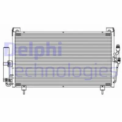 DELPHI TSP0225614 Kondanser - Mıtsubıshı Outlander 03 06 05/03 01/06 MR958462