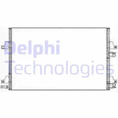 DELPHI TSP0225639 Kondanser - Renault Laguna Iı 01 07 03/01 09/07 8200332851