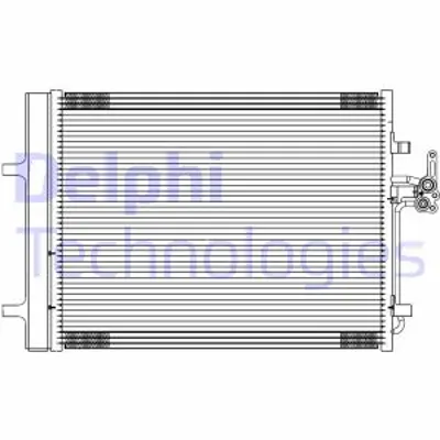 DELPHI TSP0225689 Kondanser - Ford Galaxy. Mondeo. S-Max 05/06 30794544 9G9119710BA